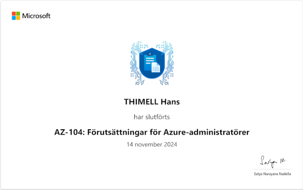 AZ-104 förutsättningar för Azure-admin